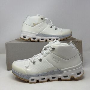 On Cloudrock 2 Waterproof Women 8 White Hiking Boots AUTH STORE MODEL